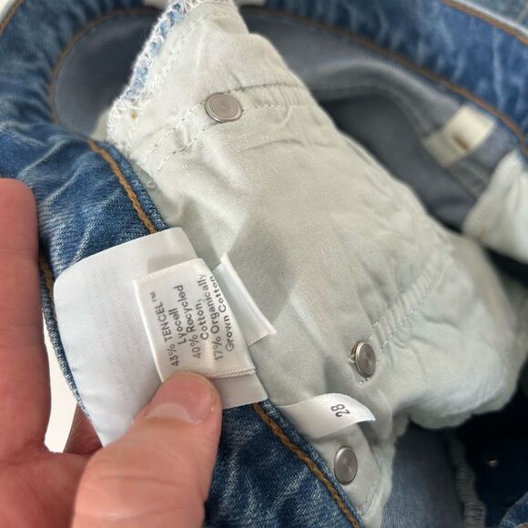 Reformation Cynthia shadow high rise long Jean size 28 - Picture 10 of 10